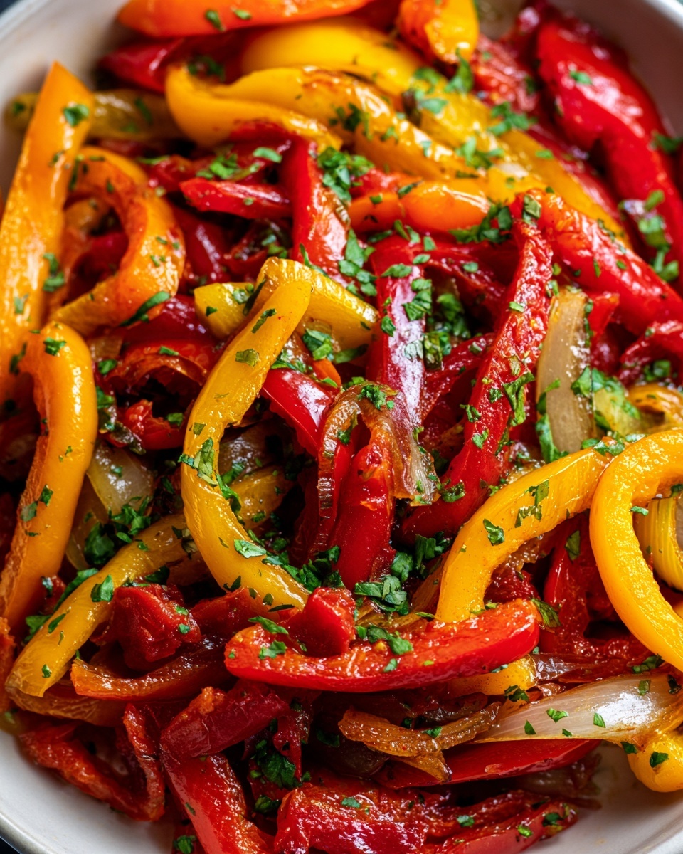 Traditional Italian Peperonata Stew Recipe - Recipe Image