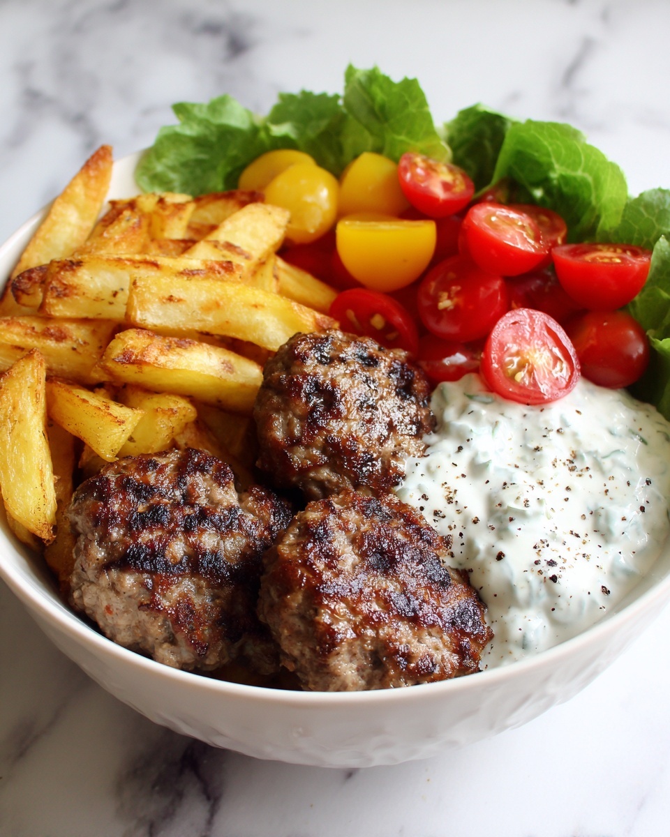 Burger Bowls with Caramelized Onion Aioli Recipe - Recipe Image