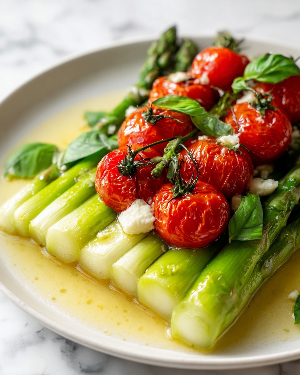 Balsamic Tomato and Parmesan Asparagus Delight Recipe - Recipe Image