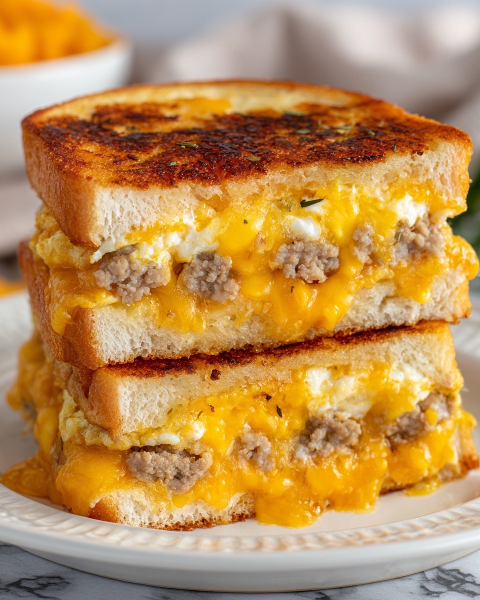 Grilled Cheese Breakfast Casserole Recipe - Recipe Image