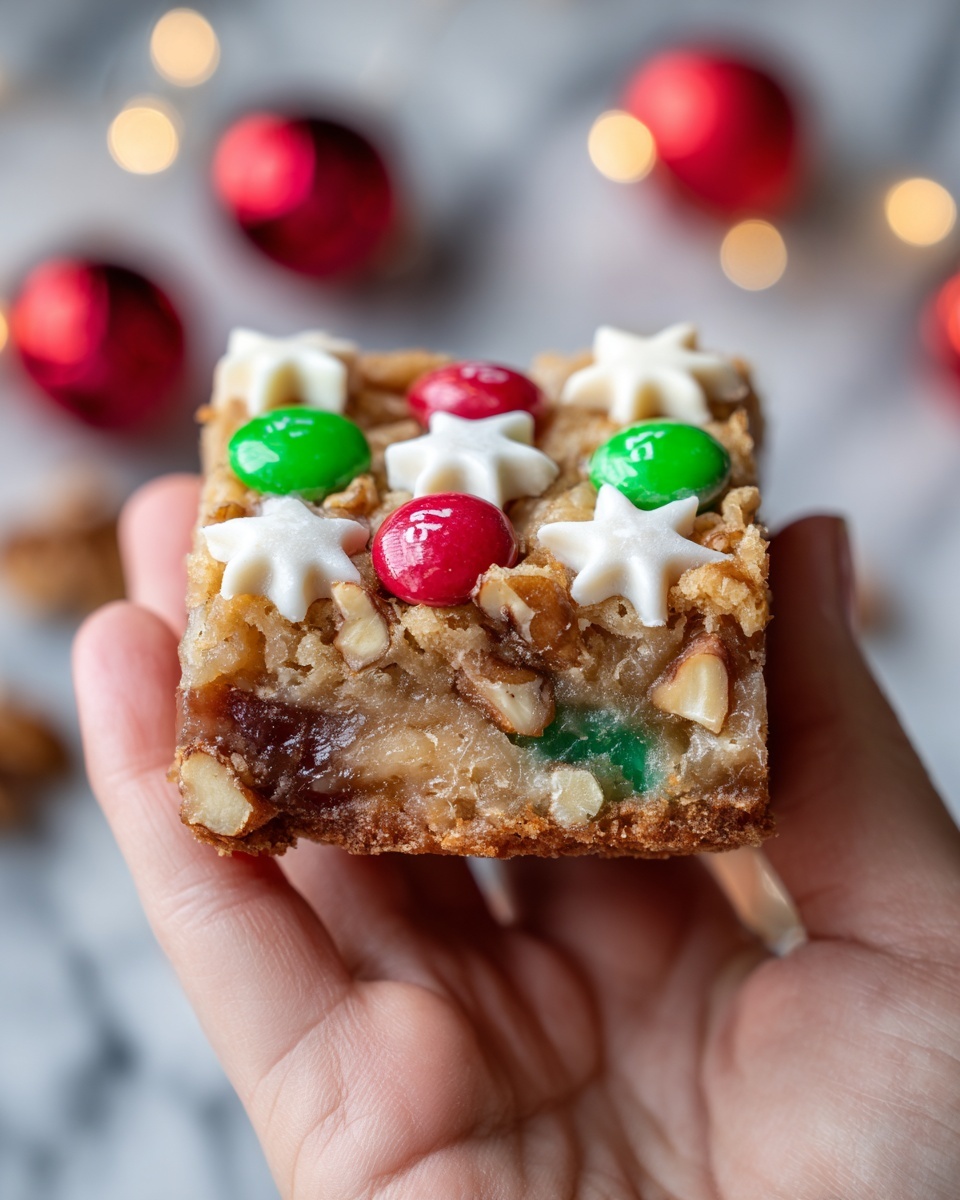 Christmas Cookie Bars Recipe - Recipe Image