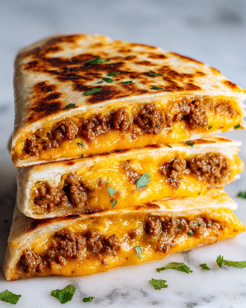 Spicy Beef Quesadillas Recipe - Recipe Image