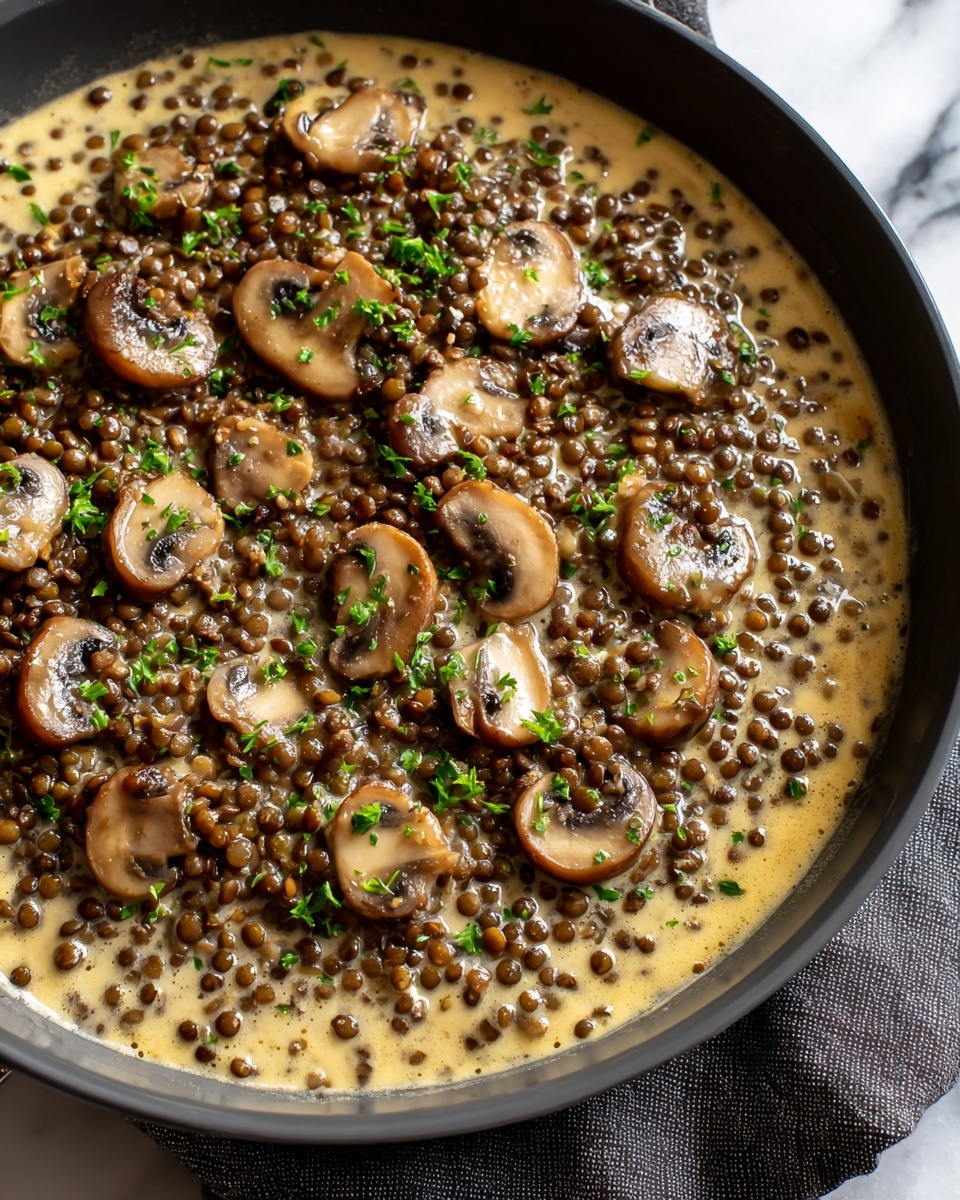 Lentil Mushroom Stroganoff: A Hearty Vegetarian Delight Recipe - Recipe Image