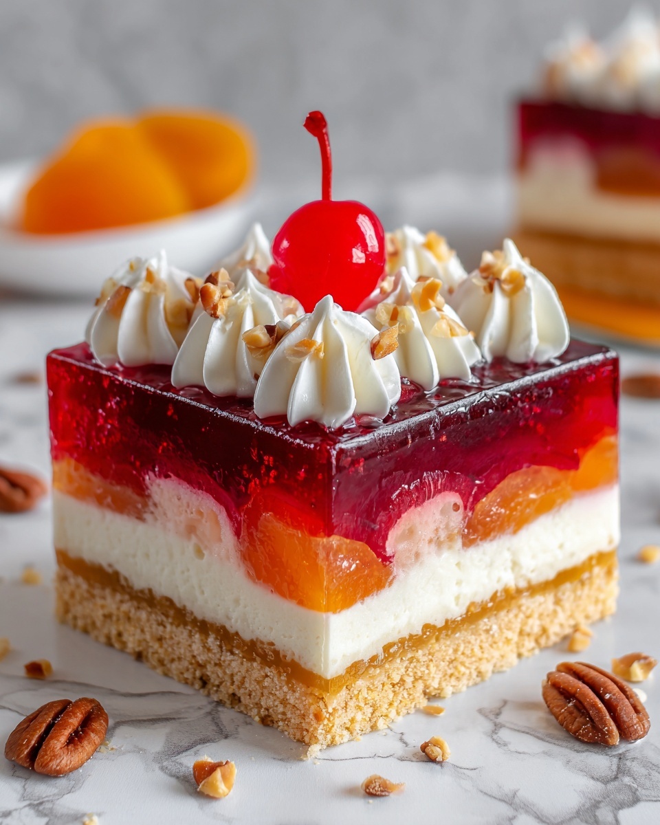 No-Bake Cherry Cheesecake Bars Recipe - Recipe Image