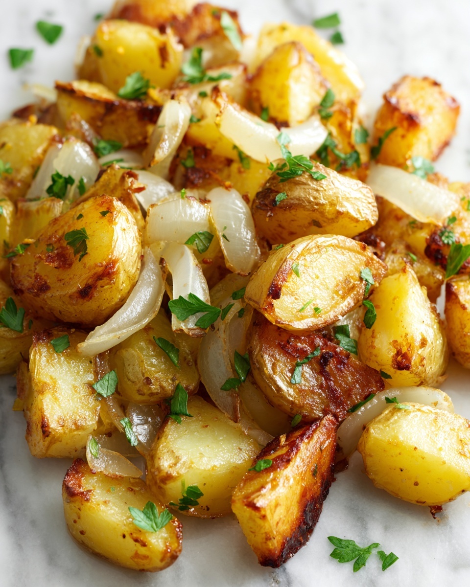 Best Skillet Fried Potatoes and Onions: A Comforting Side Dish Recipe - Recipe Image