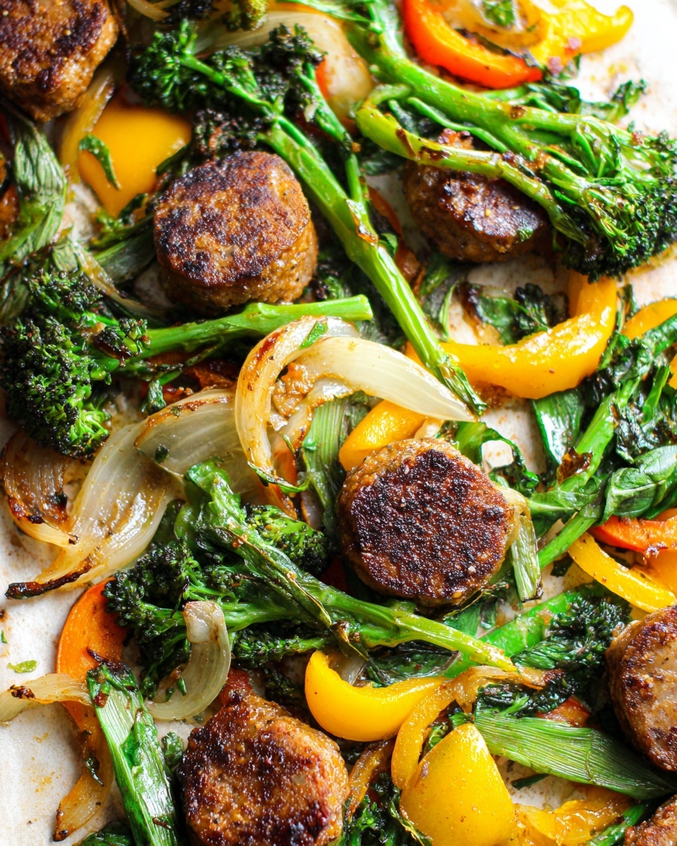 Roasted Chicken Sausage & Veggie Skillet Recipe - Recipe Image