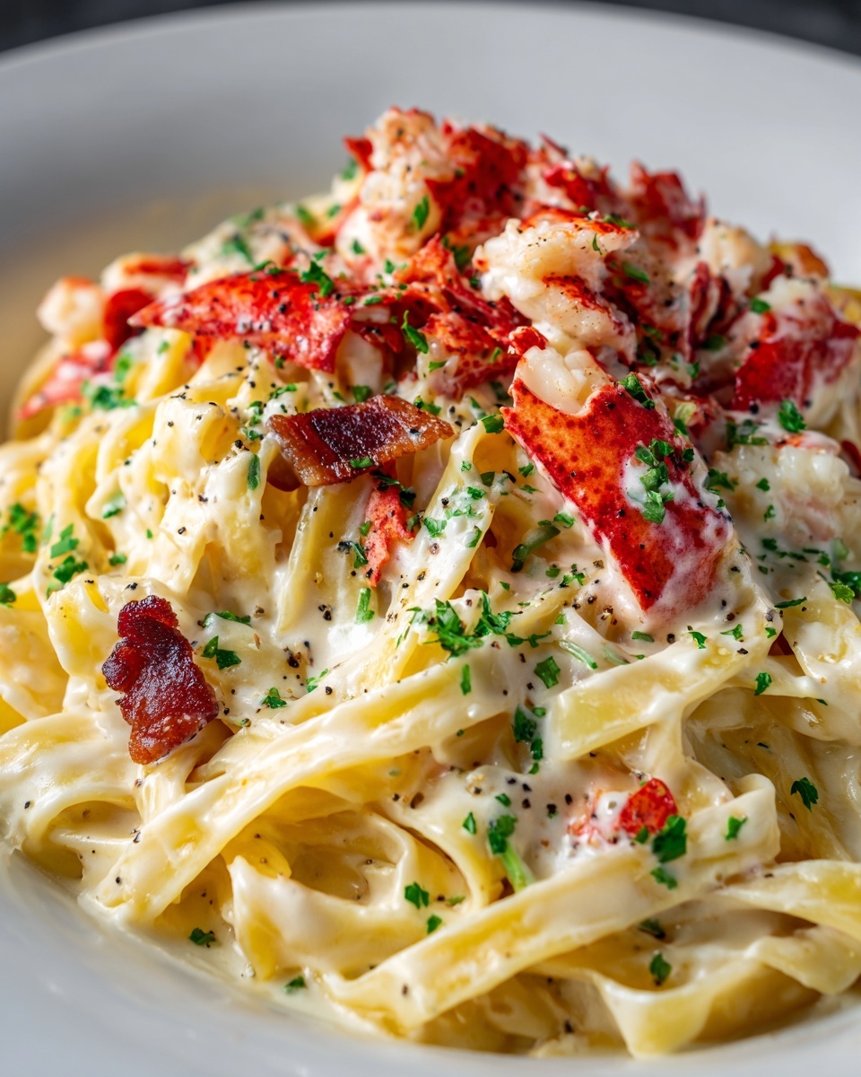 Creamy Tuscan Lobster Pasta Recipe - Recipe Image