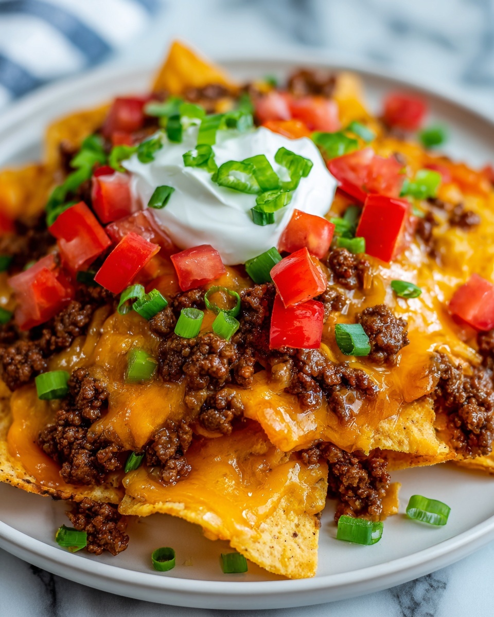 Beef Nachos Supreme Recipe - Recipe Image
