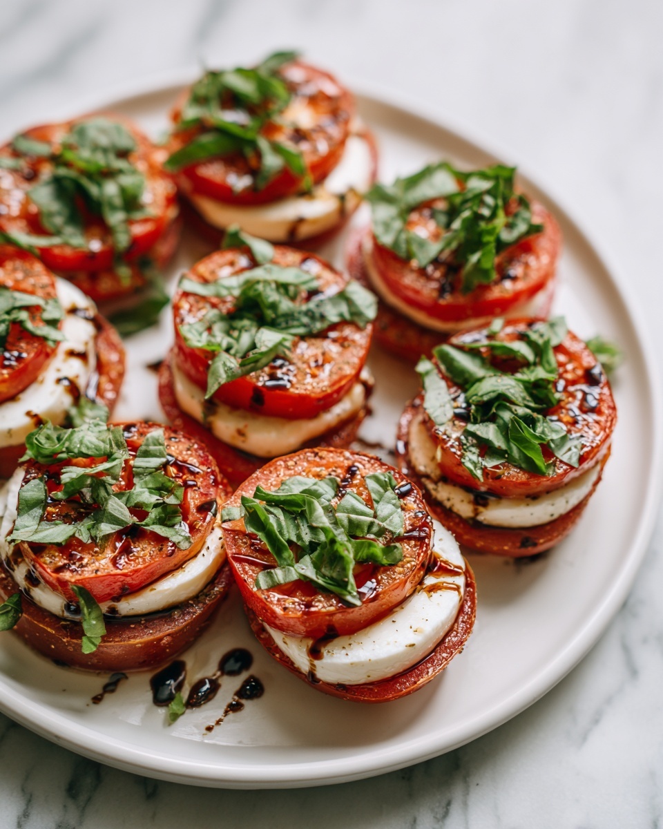 Barefoot Contessa Roasted Tomato Caprese Salad Recipe - Recipe Image