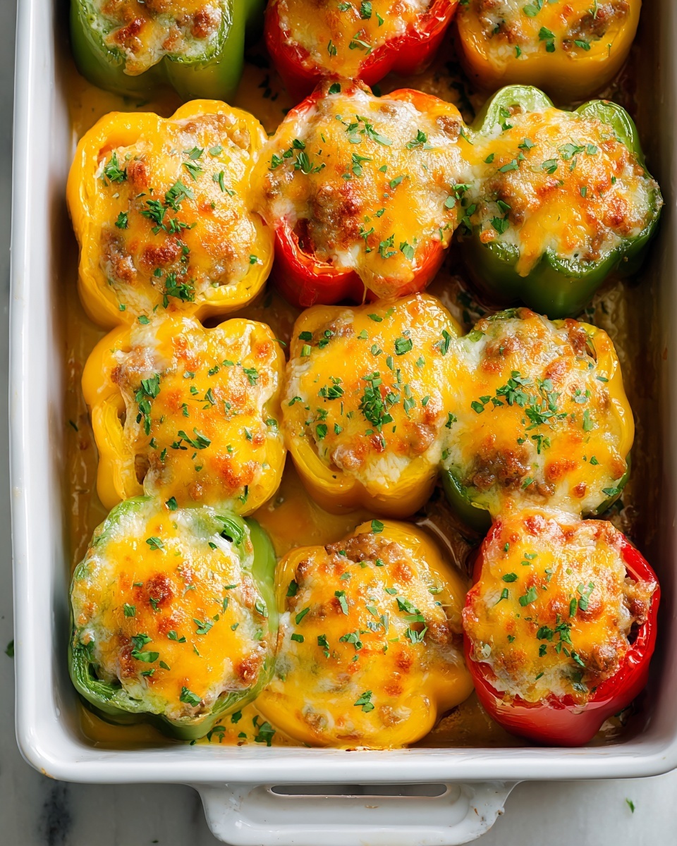 Buffalo Chicken Stuffed Peppers Recipe - Recipe Image