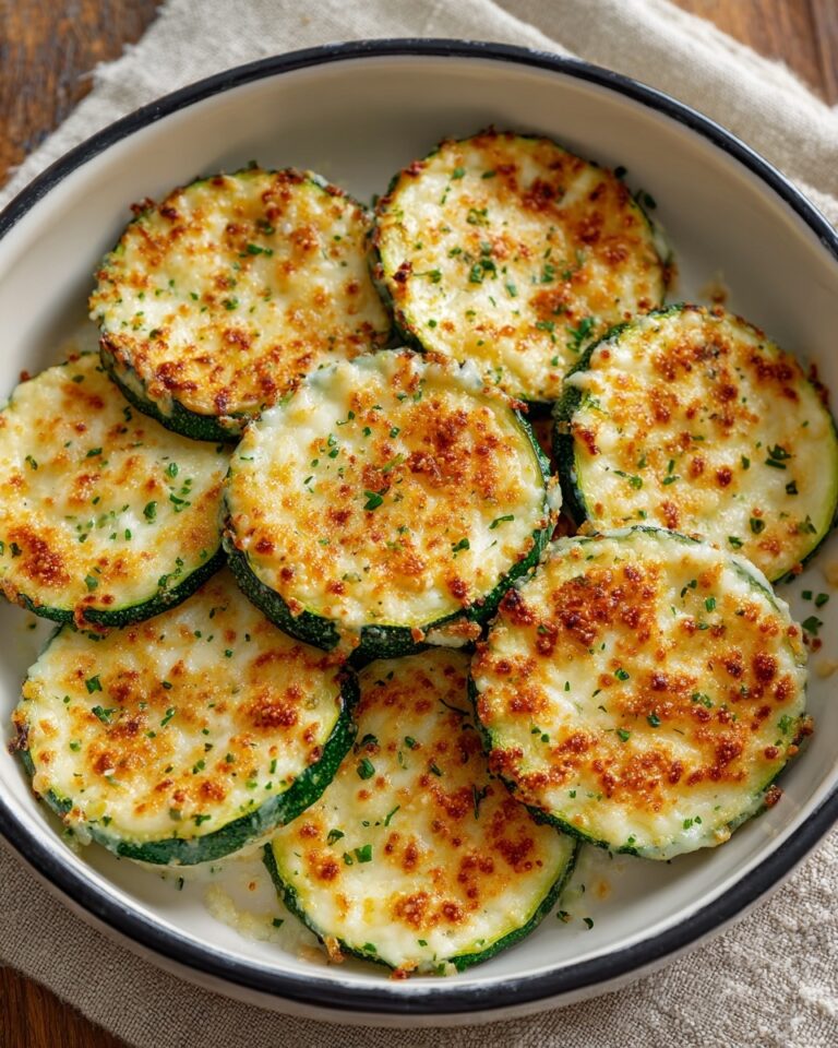 Baked Parmesan Zucchini Rounds Recipe