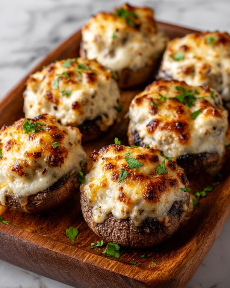 White Cheddar Stuffed Mushrooms Recipe