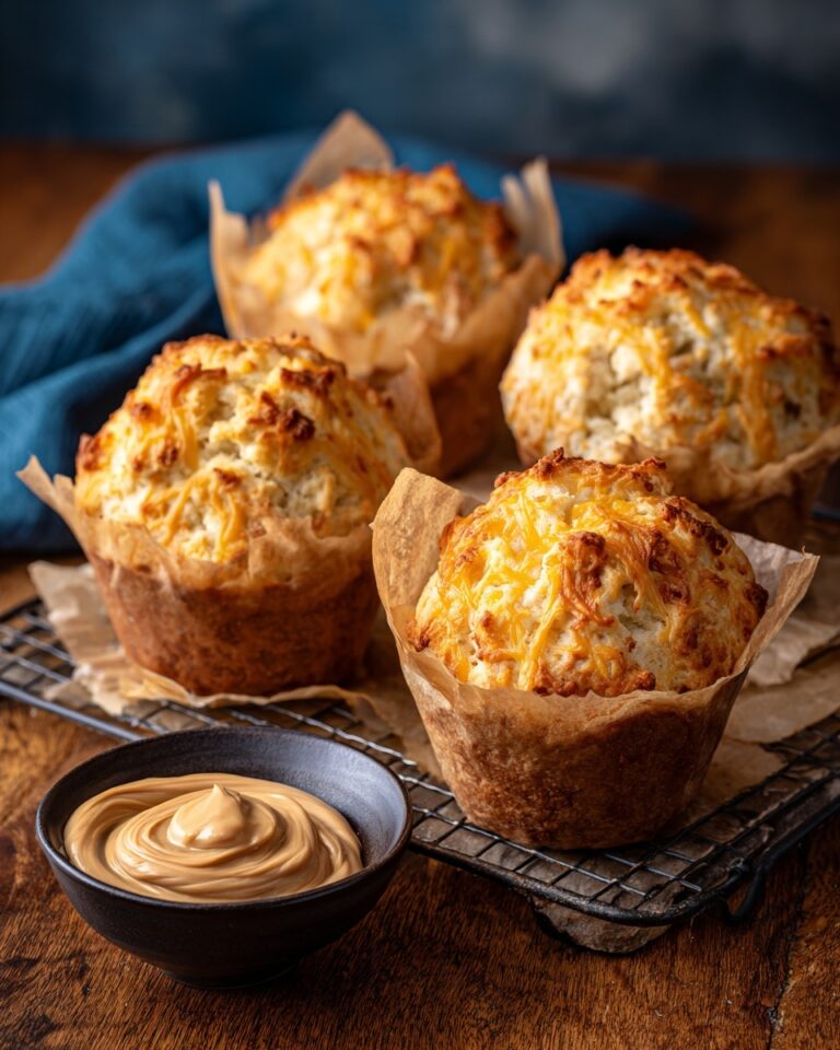 Cheese Herb Muffins with Whipped Bovril Butter Recipe