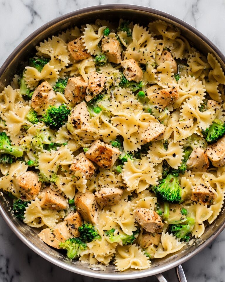 Creamy Pesto Chicken and Broccoli Pasta Bake Recipe