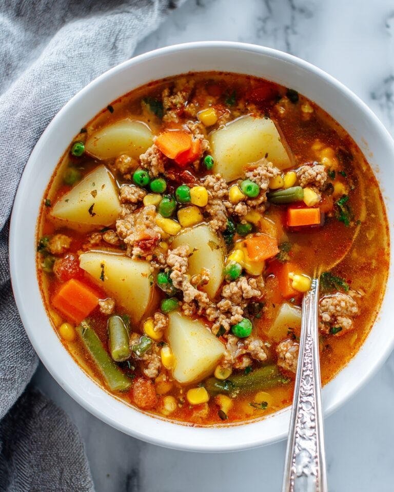 Ground Beef Vegetable Soup Recipe