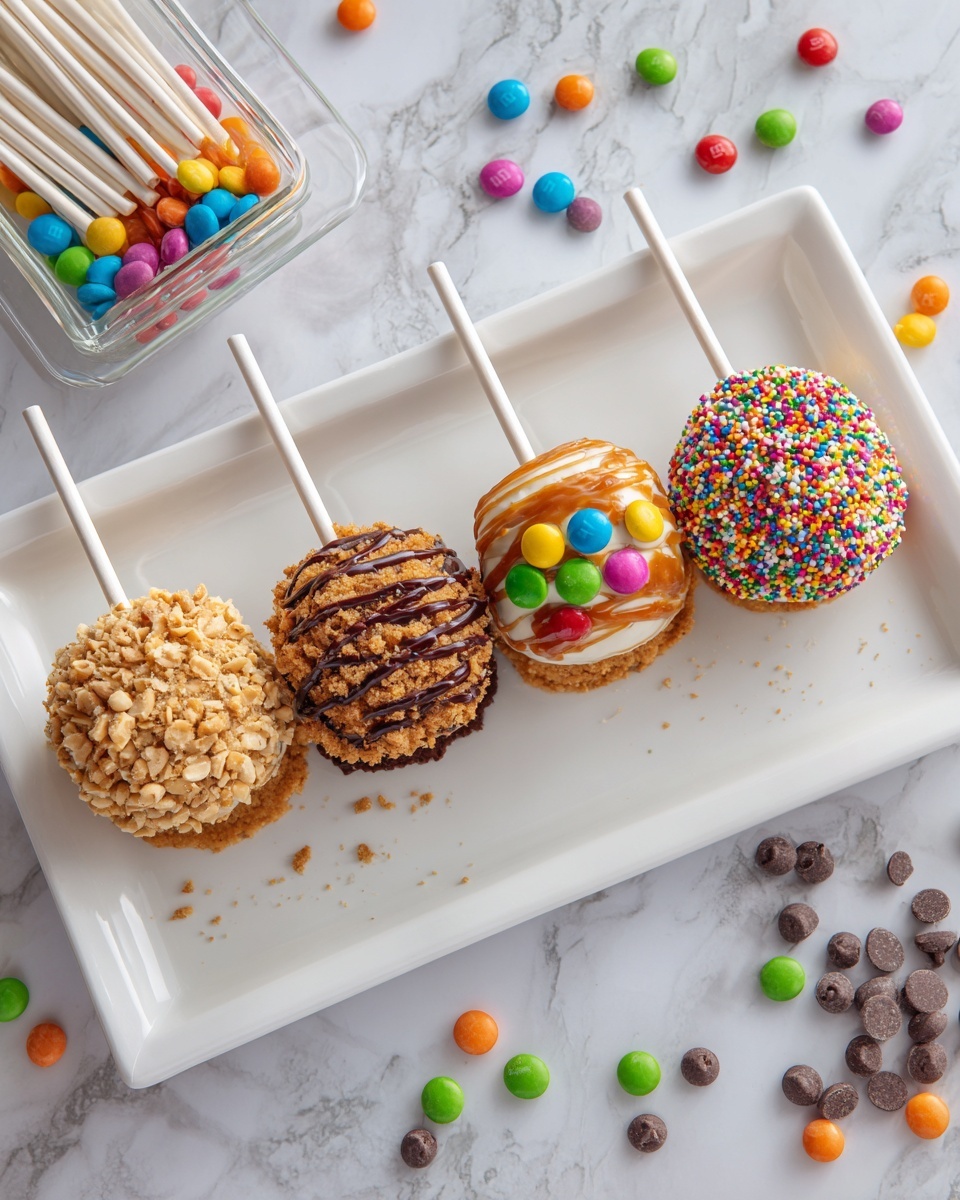 Sliced Caramel Apple Pops Recipe - Recipe Image