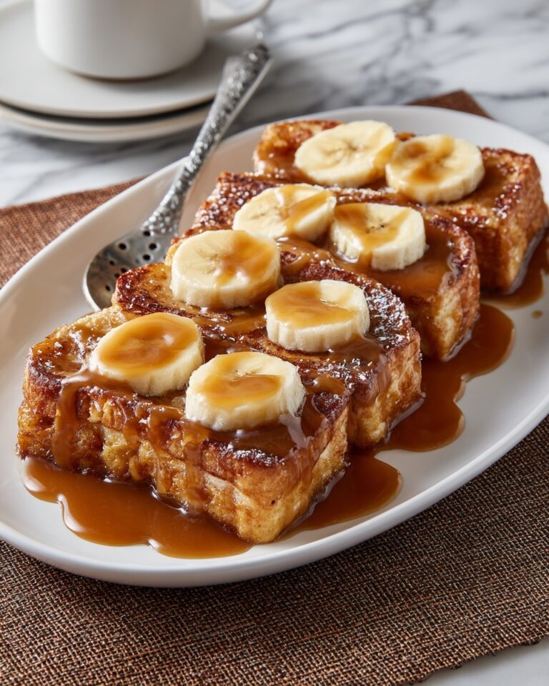 Bananas Foster French Toast with Homemade Banana Bread Recipe