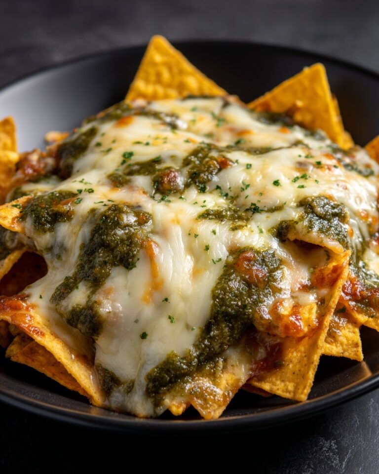 Green Chile and Extra Cheese Chilaquiles Recipe