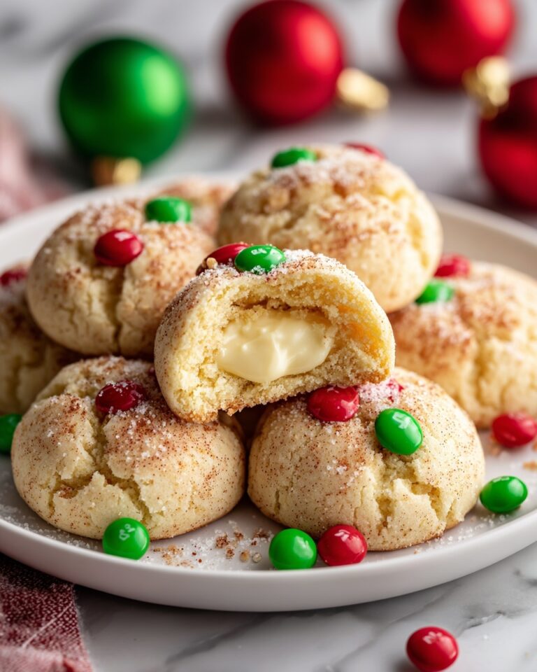Christmas Cheesecake Snickerdoodles Recipe