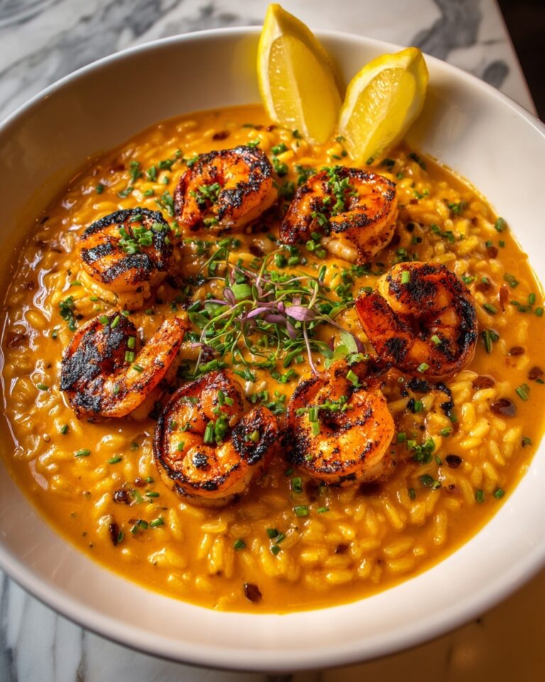 Shrimp Orzo with Lemon Garlic Sauce Recipe