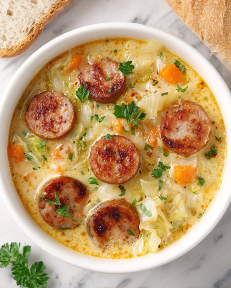 Cheesy Rotel Soup with Smoked Sausage Recipe