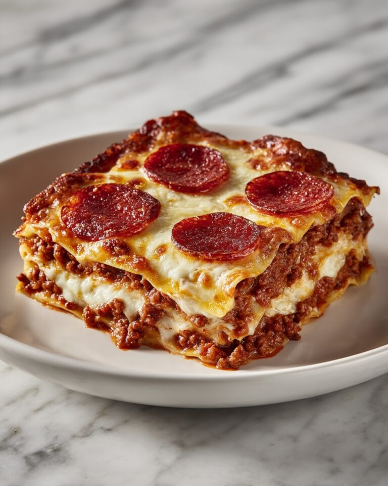 Cheesy Pizza Burger Bake Recipe