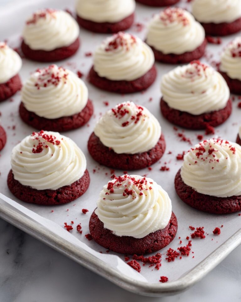 Red Velvet Cookie Sandwiches with Cream Cheese Filling Recipe
