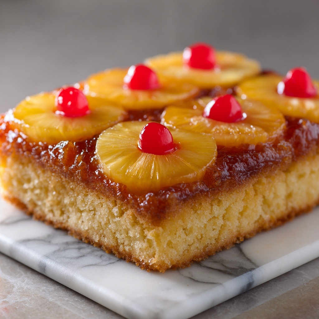 Easy Pineapple Upside Down Cake Recipe - Recipe Image