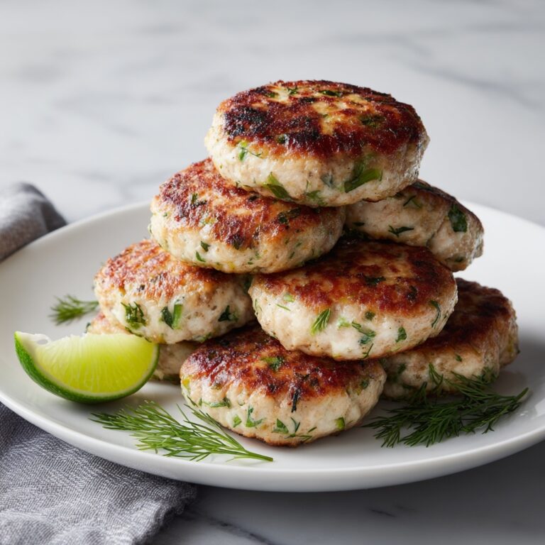 Crispy Salmon Patties with Fresh Lime and Tartar Sauce Recipe