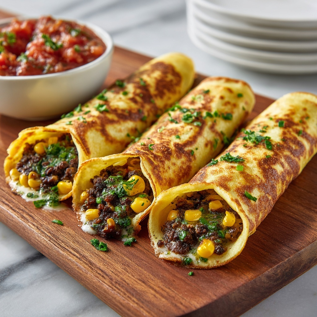 Crispy Beef Chimanchangas: The Ultimate Mexican Delight Recipe - Recipe Image