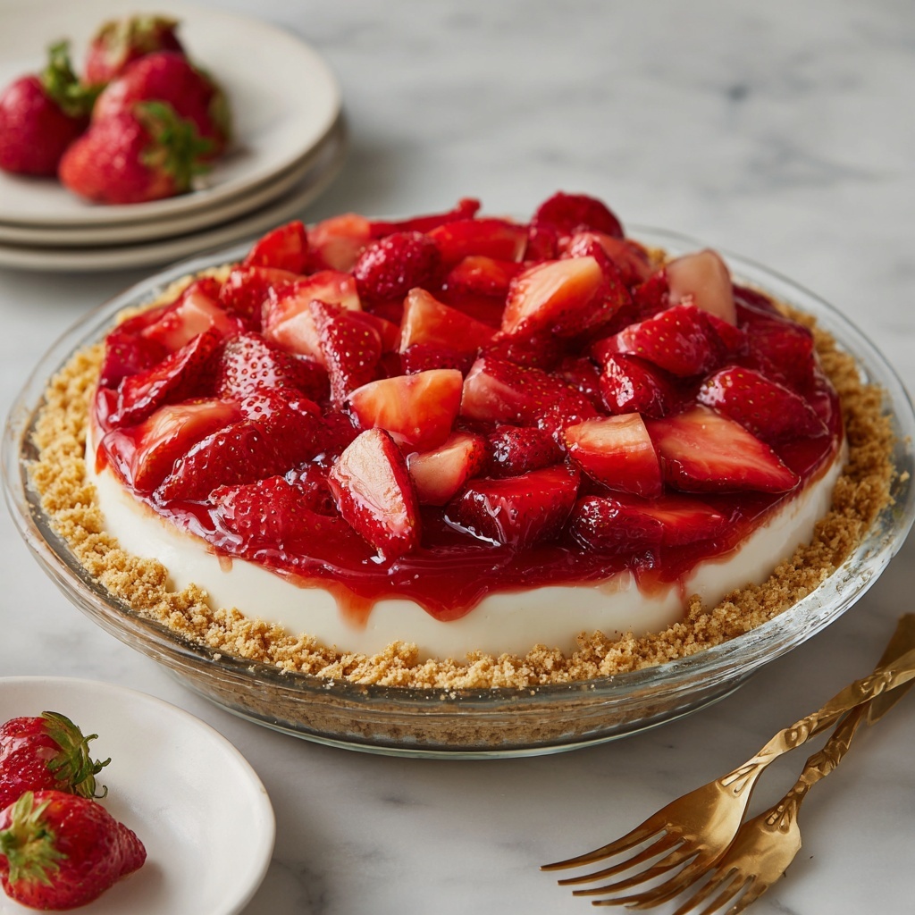 Strawberry Cream Cheese Pie Recipe - Recipe Image