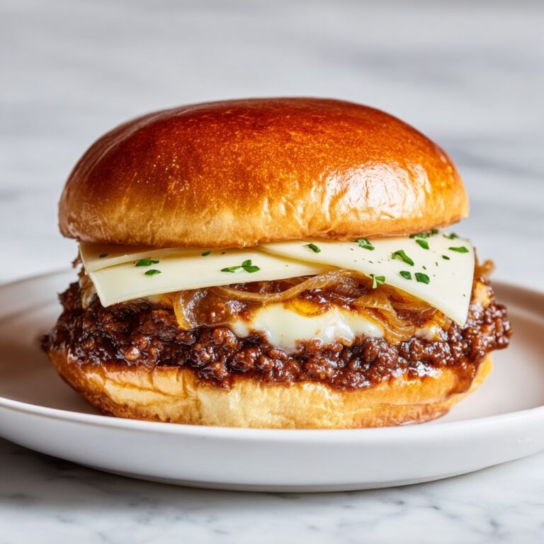 French Onion Beef Sloppy Joes Recipe