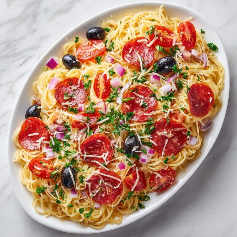 Summer Italian Spaghetti Salad Recipe