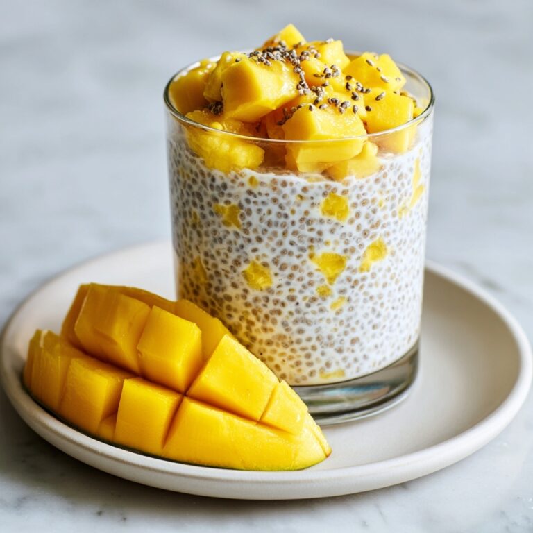 Mango Coconut Overnight Oats Recipe