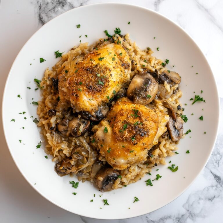 French Onion Chicken & Rice Casserole Recipe