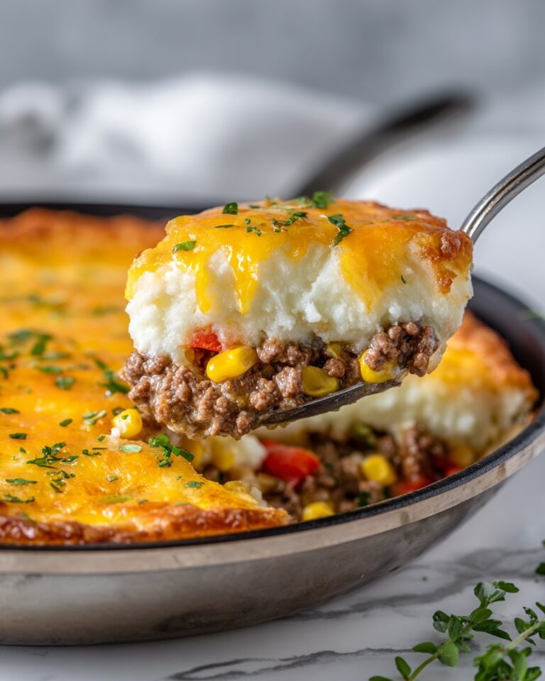 Cowboy Meatloaf and Potato Casserole Recipe