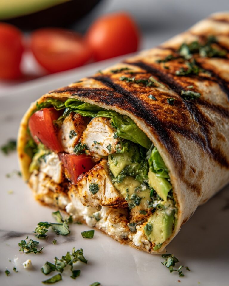 Chicken Avocado Wrap Recipe
