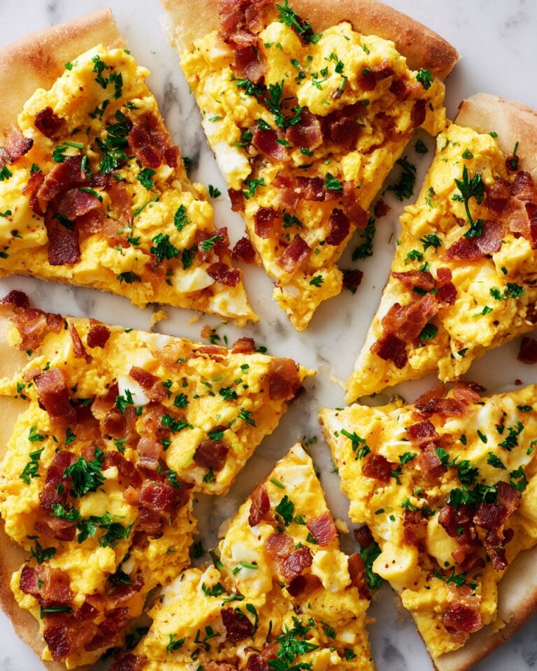 Easy Breakfast Pizza on a Tortilla Recipe