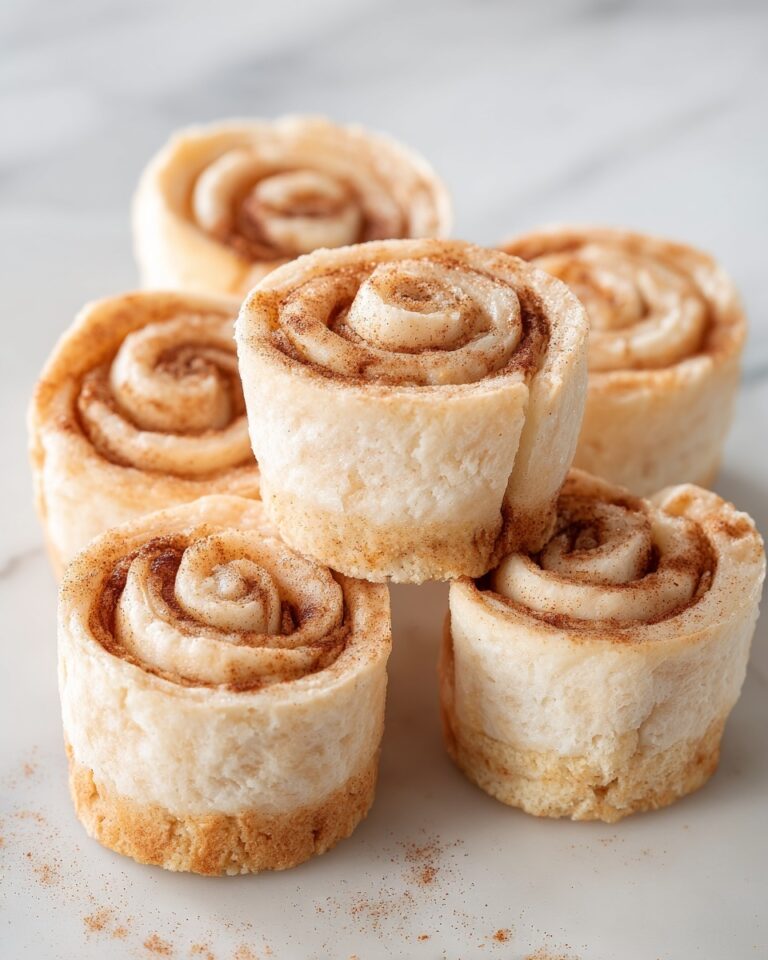 Mini Cinnamon Roll Cheesecakes Recipe