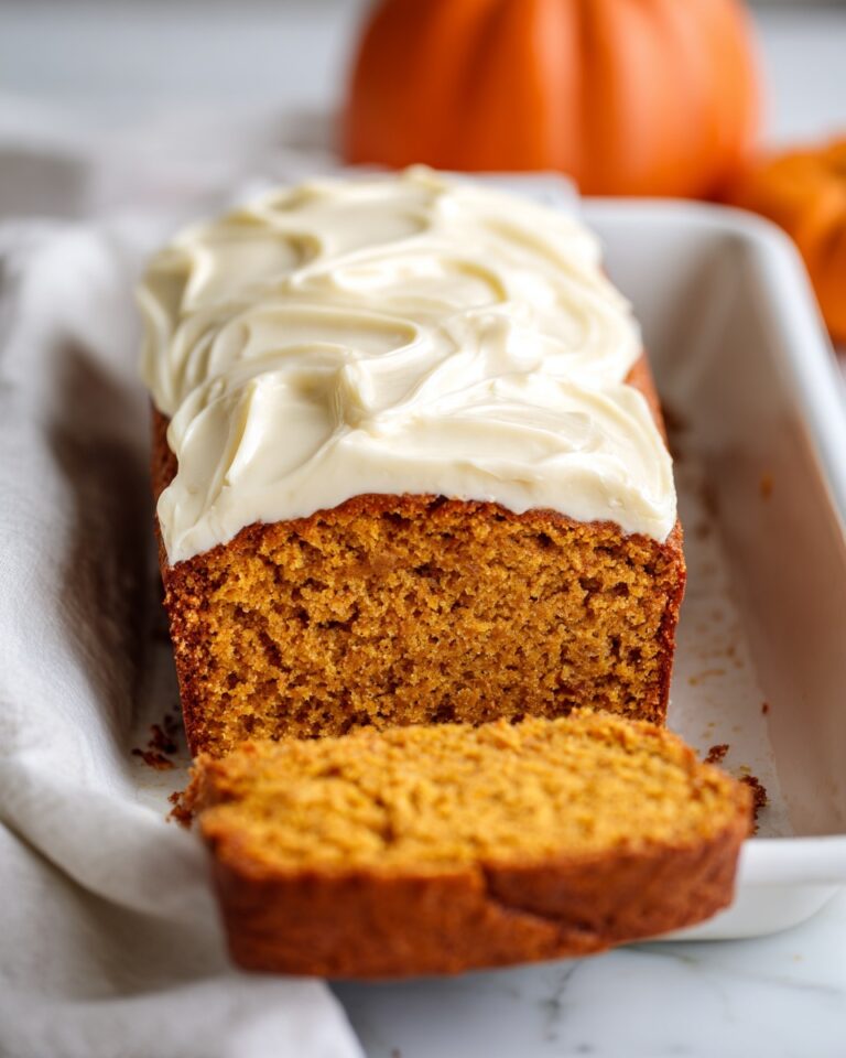 Pumpkin Bread with Cream Cheese Frosting Recipe