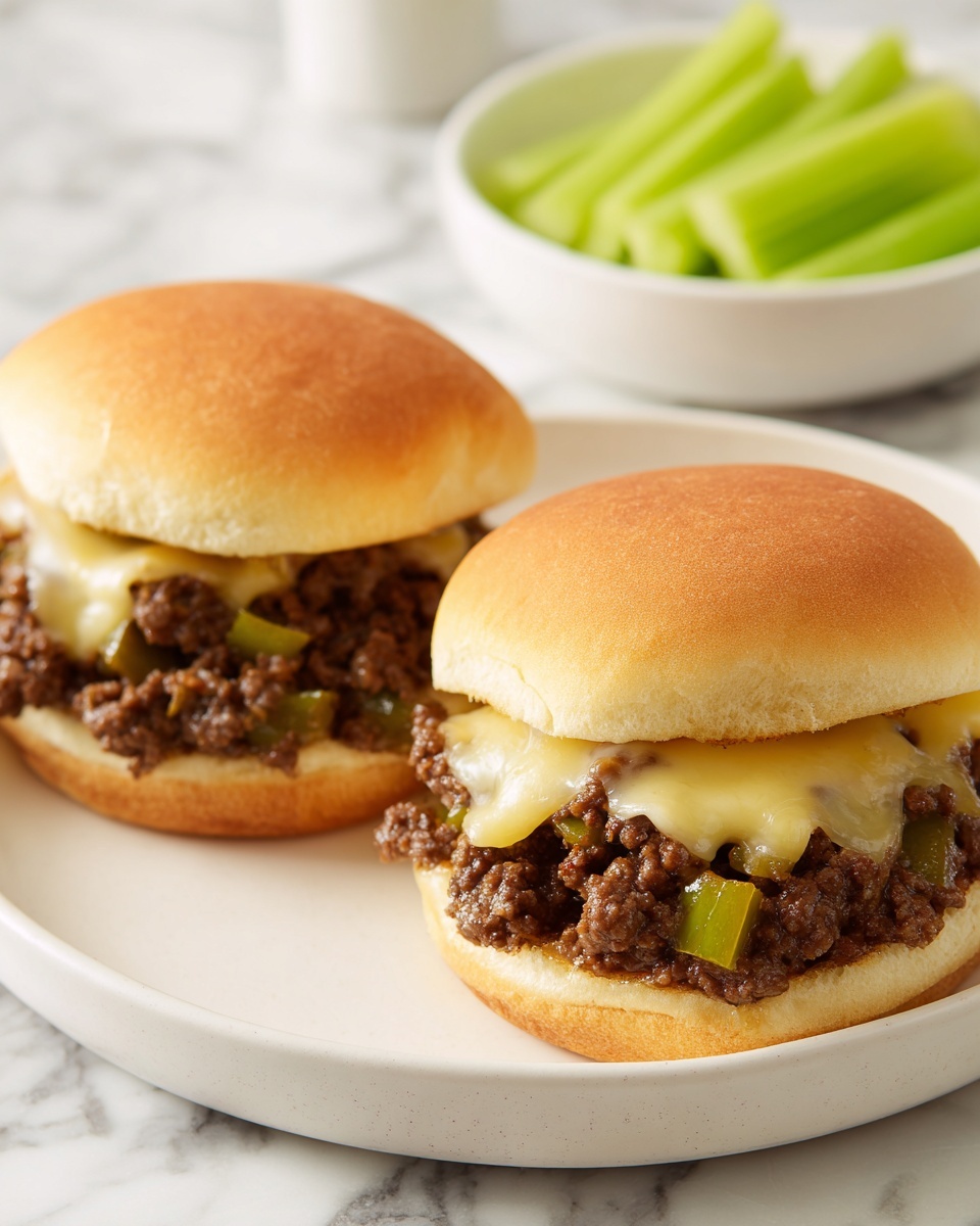 Ground Beef Philly Cheese Steak Recipe - Recipe Image