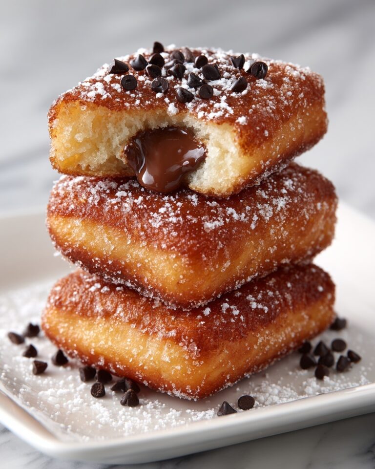 Air Fryer Nutella Stuffed Beignets Recipe