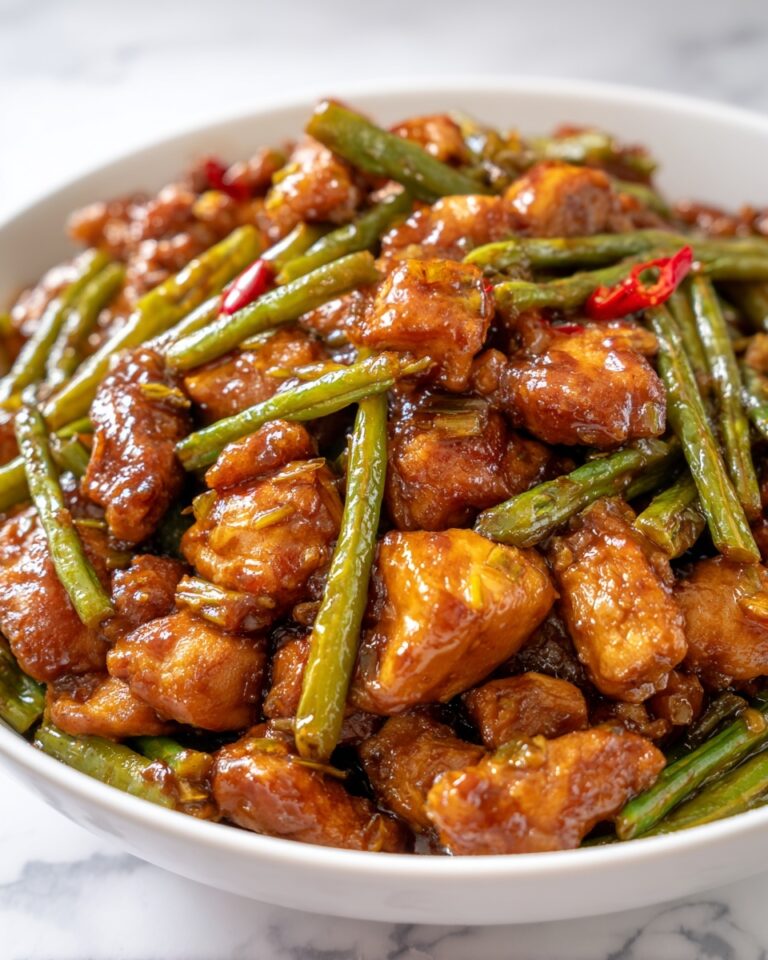Chicken Green Bean Stir Fry with Sweet Chili Sauce Recipe
