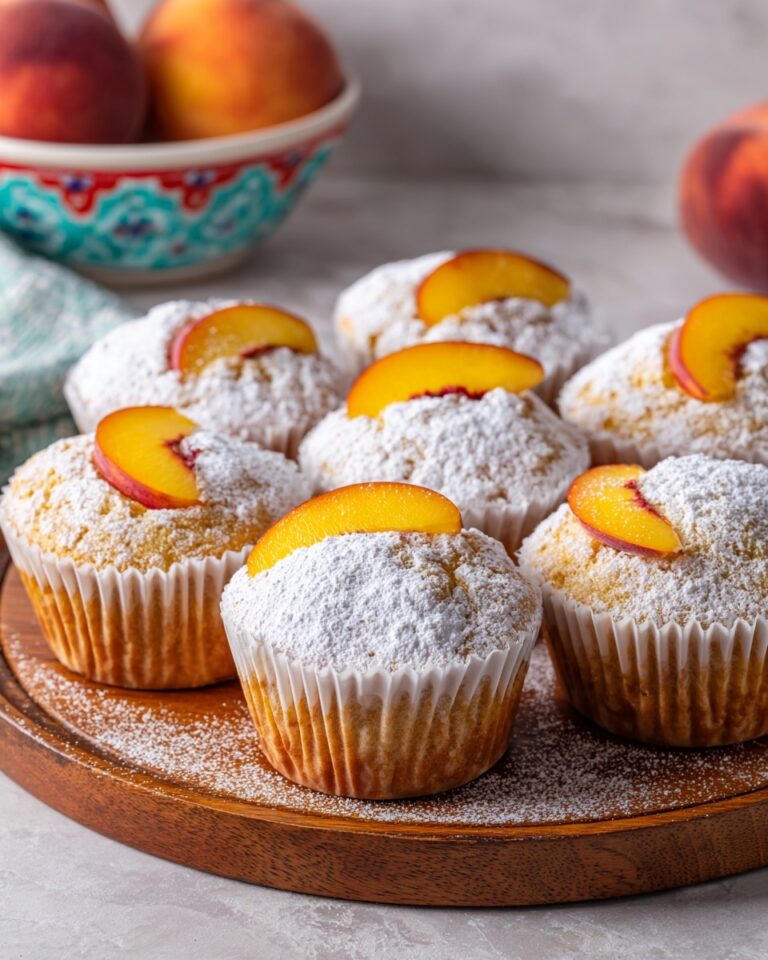 Peach Financiers: Elegant French Almond Cakes Recipe