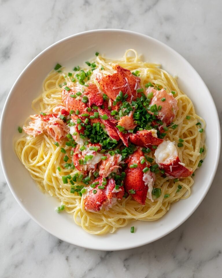 Lobster Pasta with Cream Sauce Recipe