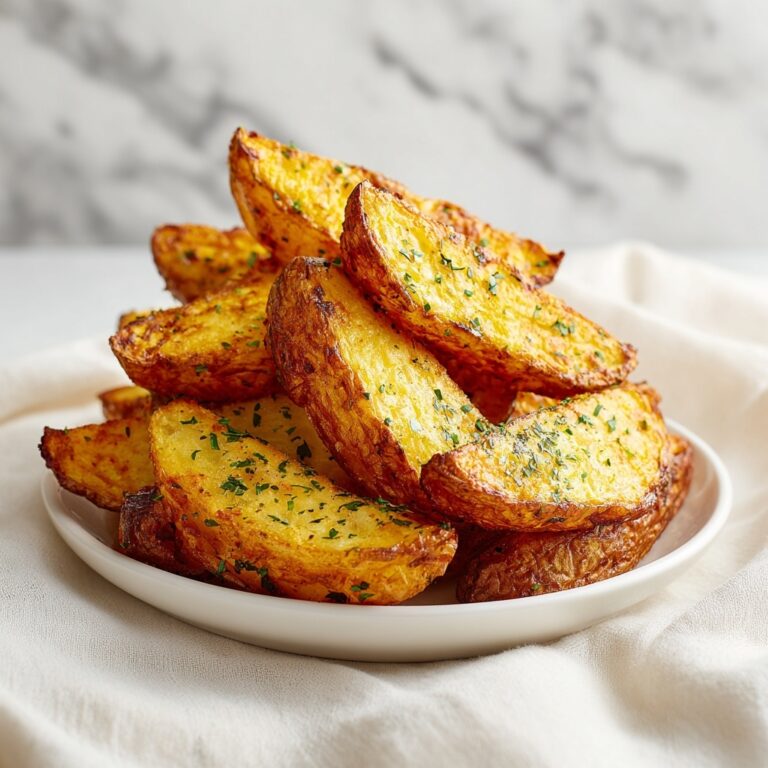 Crispy Oven-Baked Potato Wedges with Seasoning Recipe