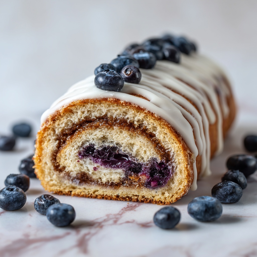 Homemade Blueberry Sweet Rolls Recipe - Recipe Image