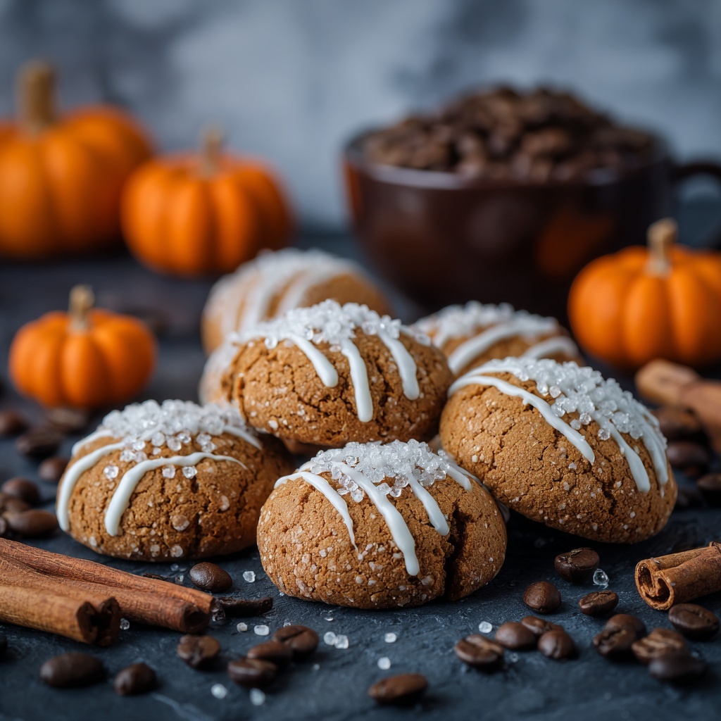 Pumpkin Coffee Cake Cookies Recipe - Recipe Image