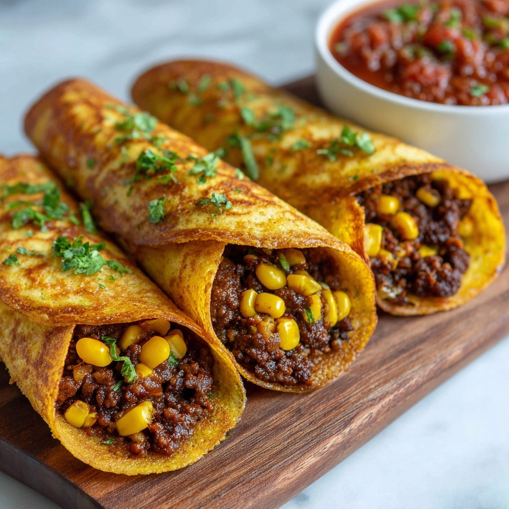 Crispy Beef Chimanchangas: The Ultimate Mexican Delight Recipe - Recipe Image