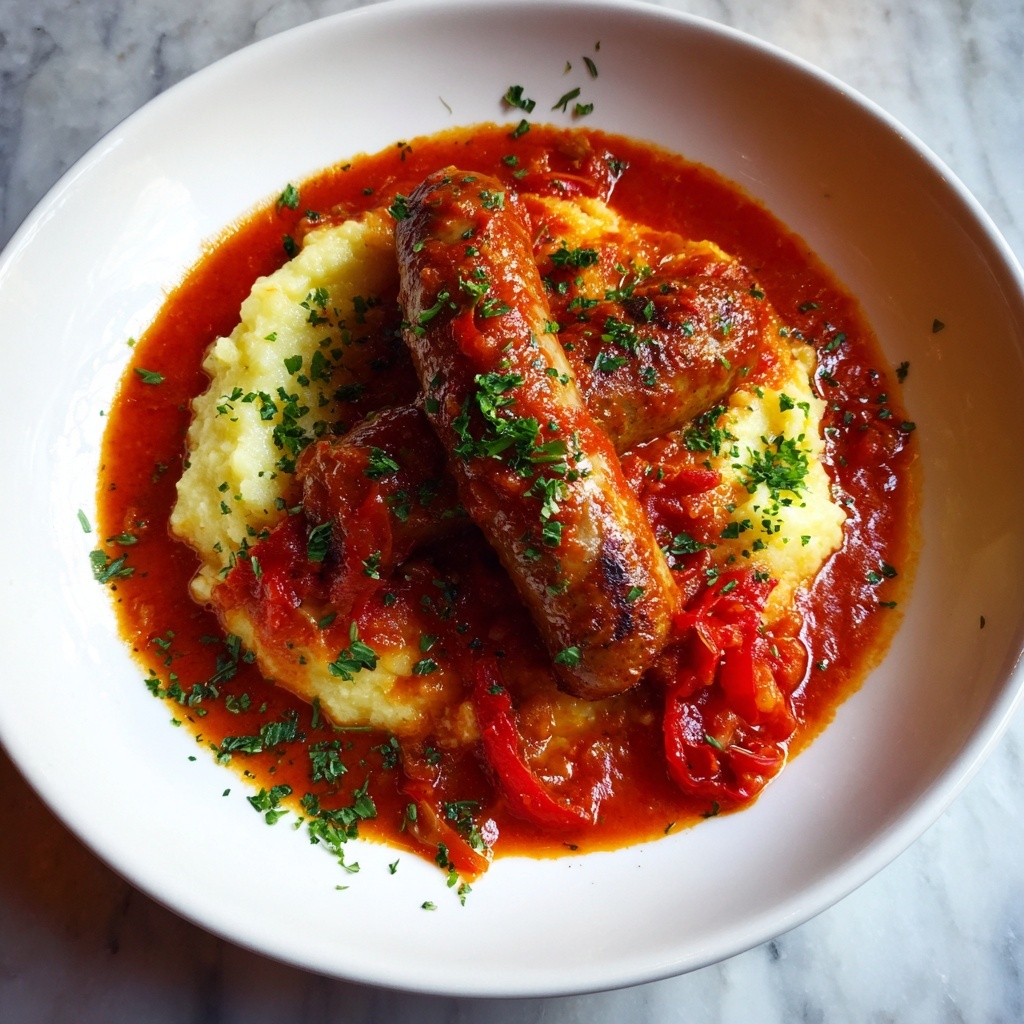 Slow Cooker Sausage and Pepper Casserole Recipe - Recipe Image